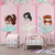 Papel de Parede Infantil Pequenas Bailarinas decoração para Quarto de Menina - comprar online