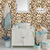 Papel de Parede Pastilha Xadrez Marrom Claro - Decora Paredes