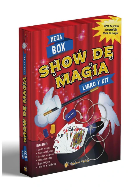 SHOW DE MAGIA – MEGA BOX – LIBRO + KIT DE MAGIA