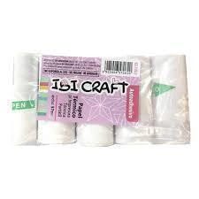 ROLLO IBI CRAFT PARA IMPRESORA TÉRMICA 57MM X 3M BLANCO – SET X5