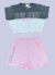 Blusa em M/M e Shorts - Le Petit