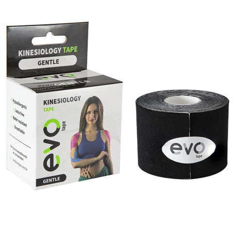 Evo Tape Gentle Kinesiology – Preta