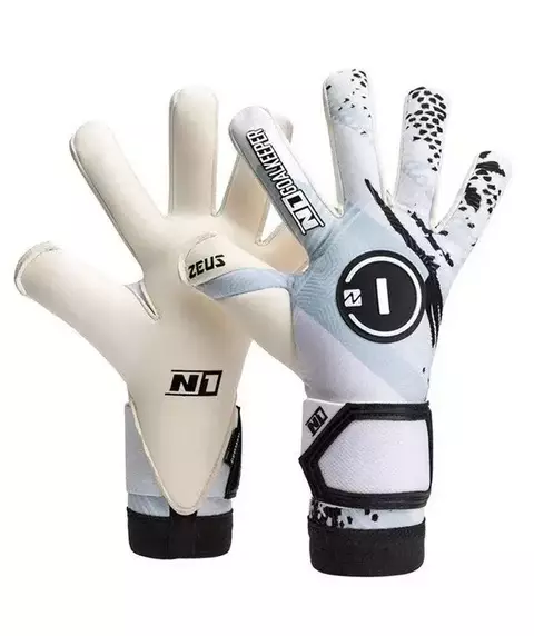Luva de Goleiro Profissional N1 Zeus BRANCO