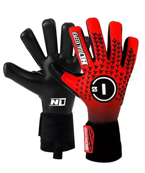 Luva de Goleiro Profissional N1 Scorpius 2.0 VERMELHA