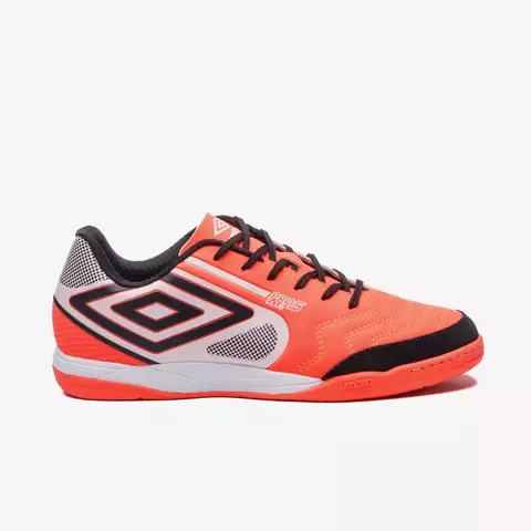 U01FB042-CHUTEIRA FUTSAL UMBRO PRO 5 BUMP CLUB-CORAL/BCO/PTO