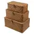 Imagem do Kit com 3 Caixas de Armazenamento Rattan