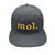 Gorra Visera Plana Logo Bordado 3d Mol. Calidad Premium