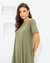 VESTIDO MIDI EVASE HUG VERDE na internet