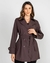 TRENCH COAT TRANSPASSADO FORRO ONÇA MARROM na internet