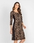 VESTIDO MIDI ONÇA PRETO