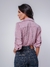 CAMISA ACETINADA MANGA 7/8 ROSE - loja online