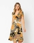 Imagem do VESTIDO MIDI DE MALHA EVASE LARANJA