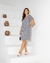 VESTIDO MIDI DE MALHA ESTAMPADA DECOTE V STA CONSTANCIA
