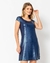 VESTIDO CURTO DE PAETE AZUL na internet