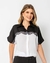 CAMISA ACETINADA COM RENDA BRANCO - comprar online