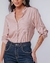 CAMISA VISCOSE MANGA 7/8 HORTENSIA ROSE - loja online