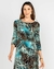 VESTIDO MIDI DE MALHA ESTAMPADO AZUL - comprar online