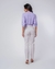 CAMISA VISCOSE MANGA 7/8 HORTENSIA LAVANDA - comprar online