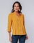 CAMISA VISCOSE MANGA 7/8 HORTENSIA MOSTARDA - Pollen VIP