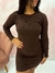 Vestido Costa Nua Canelado - BG STYLE