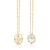 COLAR ESCAPULARIO MADRE CHARM DOURADO/MADREPEROLA