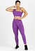 Conjunto Cropped Alcinha Detalhe Nas Costas+ Calça Legging Roxo Conjunto Metamorfose | REF: MTF16