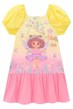 Vestido em Malha Fresh e Laise - 73750 - M2 Maria & Maria
