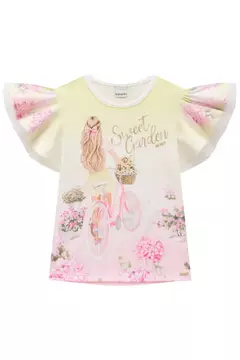 Blusa em Cotton e Tule - 74780 - M2 Maria & Maria