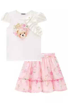 Blusa MC e Saia - 75009 - M2 Maria & Maria