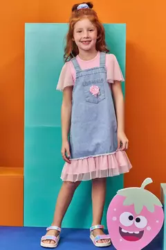 Blusa MC e Salopete com Alça - 75810 - comprar online