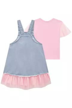 Imagem do Blusa MC e Salopete com Alça - 75810