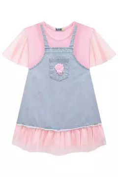 Blusa MC e Salopete com Alça - 75810 - loja online