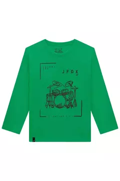 CAMISETA MANGA LONGA EM MEIA MALHA JOHNNY FOX 81359