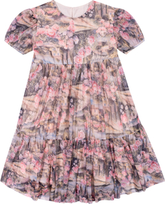 VESTIDO EM TULE FLORAL CHARPEY 17387