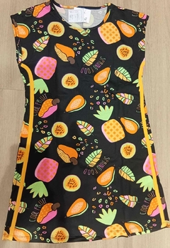 Vestido sem Manga em Meia Malha Bee Loop 17899 na internet
