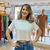 Blusa cropped na internet