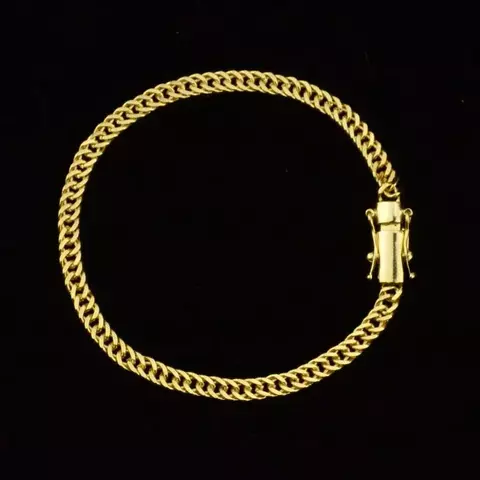 Pulseira Grumet Dupla 4mm - 6g Fecho Gaveta