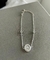 Pulseira prata cravejada