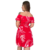 Vestido Solto Curto Ciganinha com Bojo - Vermelho - comprar online