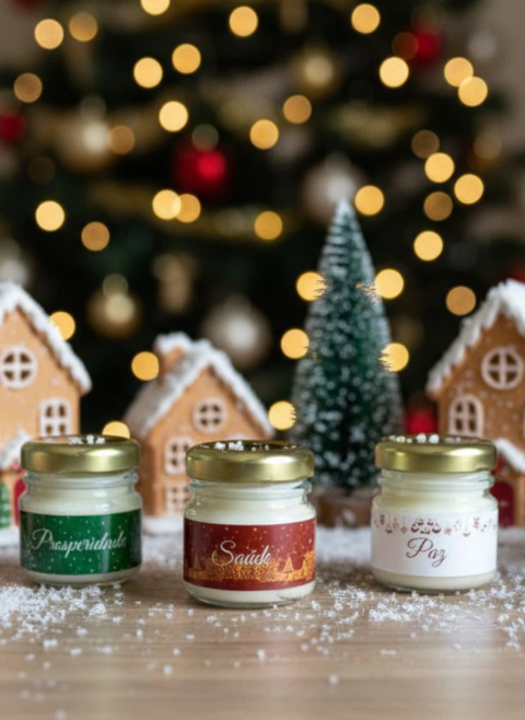 Mini-vela Natal Intenções - comprar online