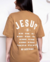 OVERSIZED - JESUS ONE - COR MADEIRA - comprar online