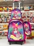 Set mochila con rueditas + Lonchera + Cartuchera (M282)