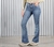 Jeans semi oxford con flecos en internet