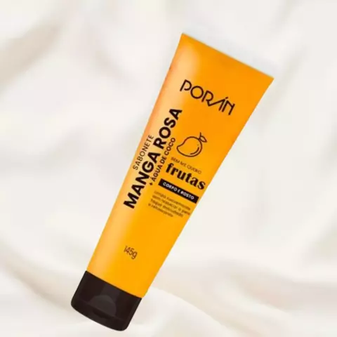 SABONETE MANGA ROSA + ÁGUA DE COCO CORPO E ROSTO PORAN