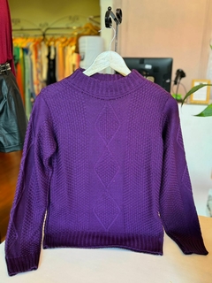 BLUSA TRICOT ROXA - comprar online