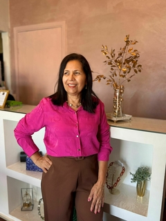 Camisa viscose pink - comprar online