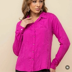 Camisa viscose pink - AME Modas Monte Mor