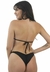 Biquini Top Alcinha Busto Calcinha Levanta Bumbum Liso Preto Detalhe | REF: BK101 - Essência Carioca