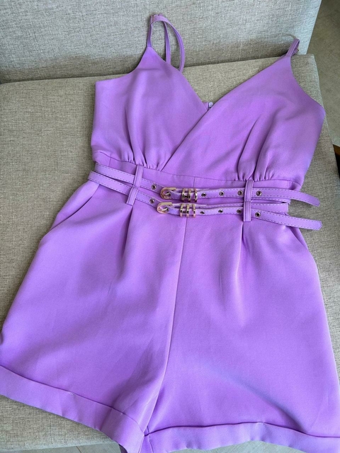 Macaquinho Alfaiataria Lilás