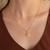 Colar Árvore da Vida Cravejada Cristal no Banho de Ouro 18K - comprar online